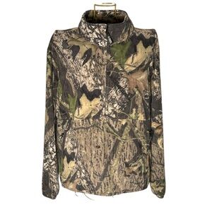 Gander Mountain Guide Series Camouflage Fleece Hunting Fishing Jacket Sz XL TALL